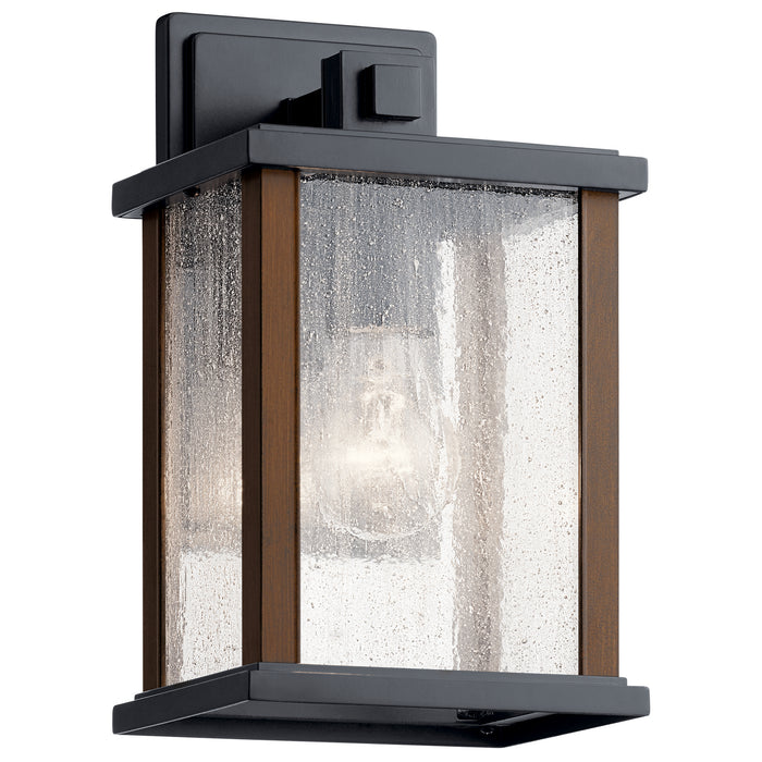 Kichler 59016BK One Light Outdoor Wall Mount, Black