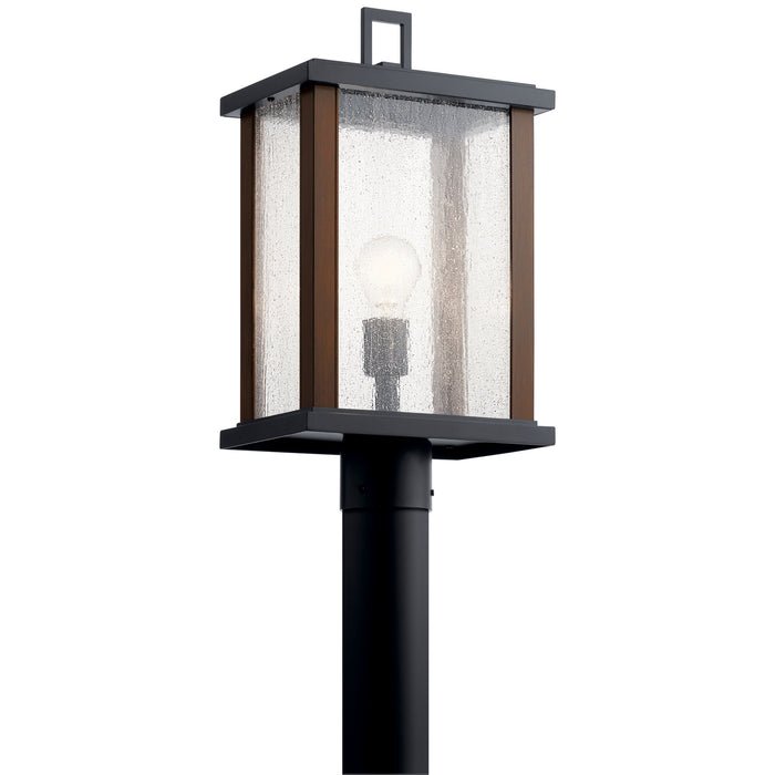 Kichler 59019BK One Light Outdoor Post Mount, Black