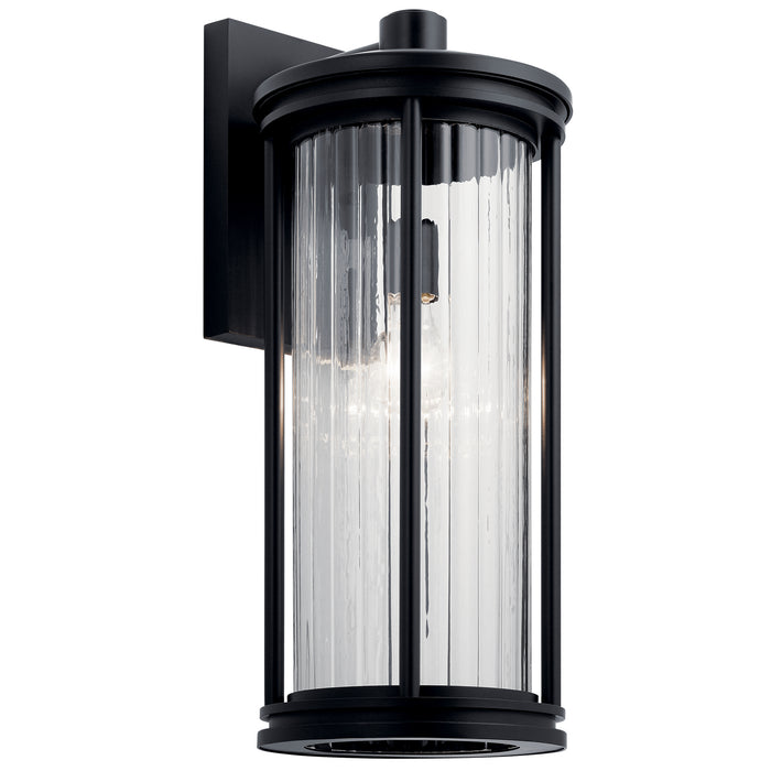 Kichler 59024BK One Light Outdoor Wall Mount, Black