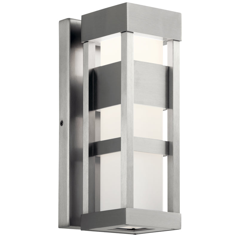 Kichler 59035BALED LED Outdoor Wall Mount, Brushed Aluminum
