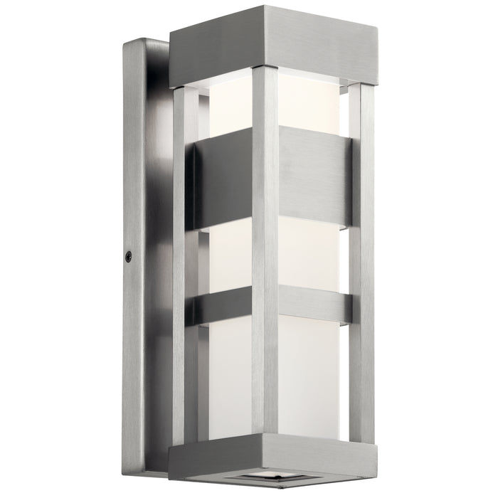 Kichler 59035BALED LED Outdoor Wall Mount, Brushed Aluminum