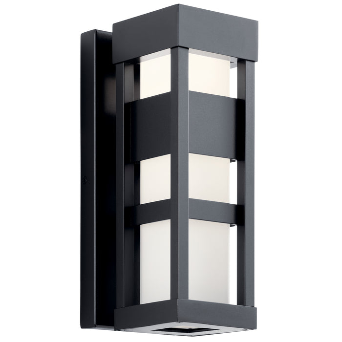 Kichler 59035BKLED LED Outdoor Wall Mount, Black