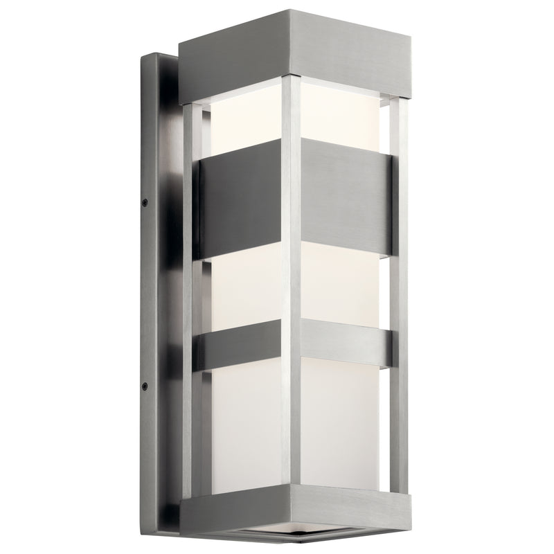 Kichler 59036BALED LED Outdoor Wall Mount, Brushed Aluminum