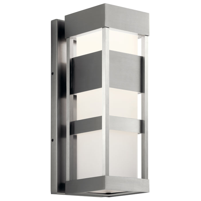 Kichler 59036BALED LED Outdoor Wall Mount, Brushed Aluminum