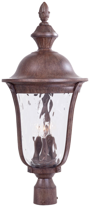Minka-Lavery 8996-61 Three Light Post Mount, Vintage Rust