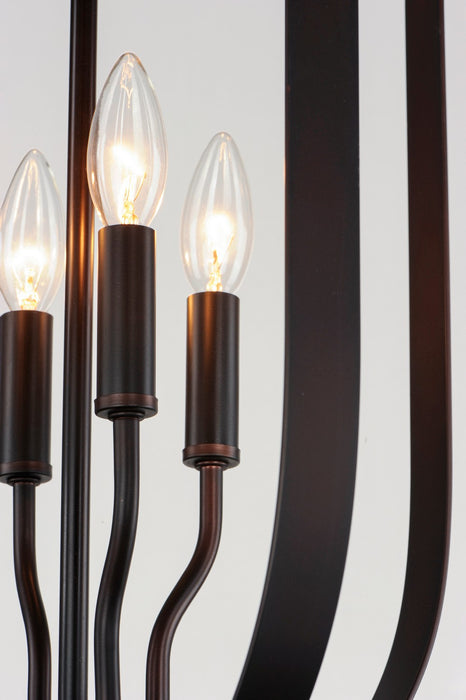 Maxim 10034OI Four Light Chandelier, Oil Rubbed Bronze