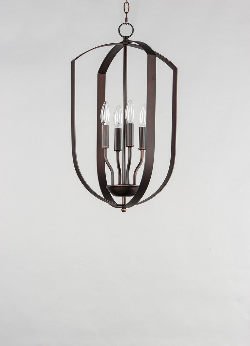Maxim 10034OI Four Light Chandelier, Oil Rubbed Bronze