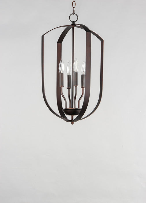 Maxim 10034OI Four Light Chandelier, Oil Rubbed Bronze