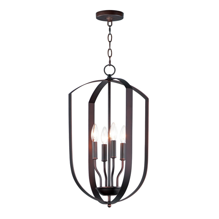 Maxim 10034OI Four Light Chandelier, Oil Rubbed Bronze