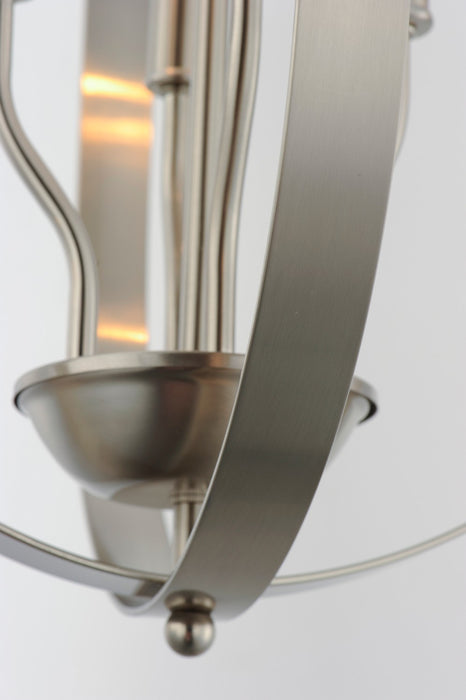 Maxim 10039SN Six Light Chandelier, Satin Nickel