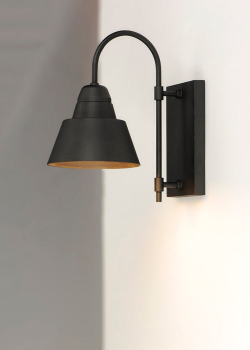 Maxim 10103BK One Light Outdoor Wall Lantern, Black