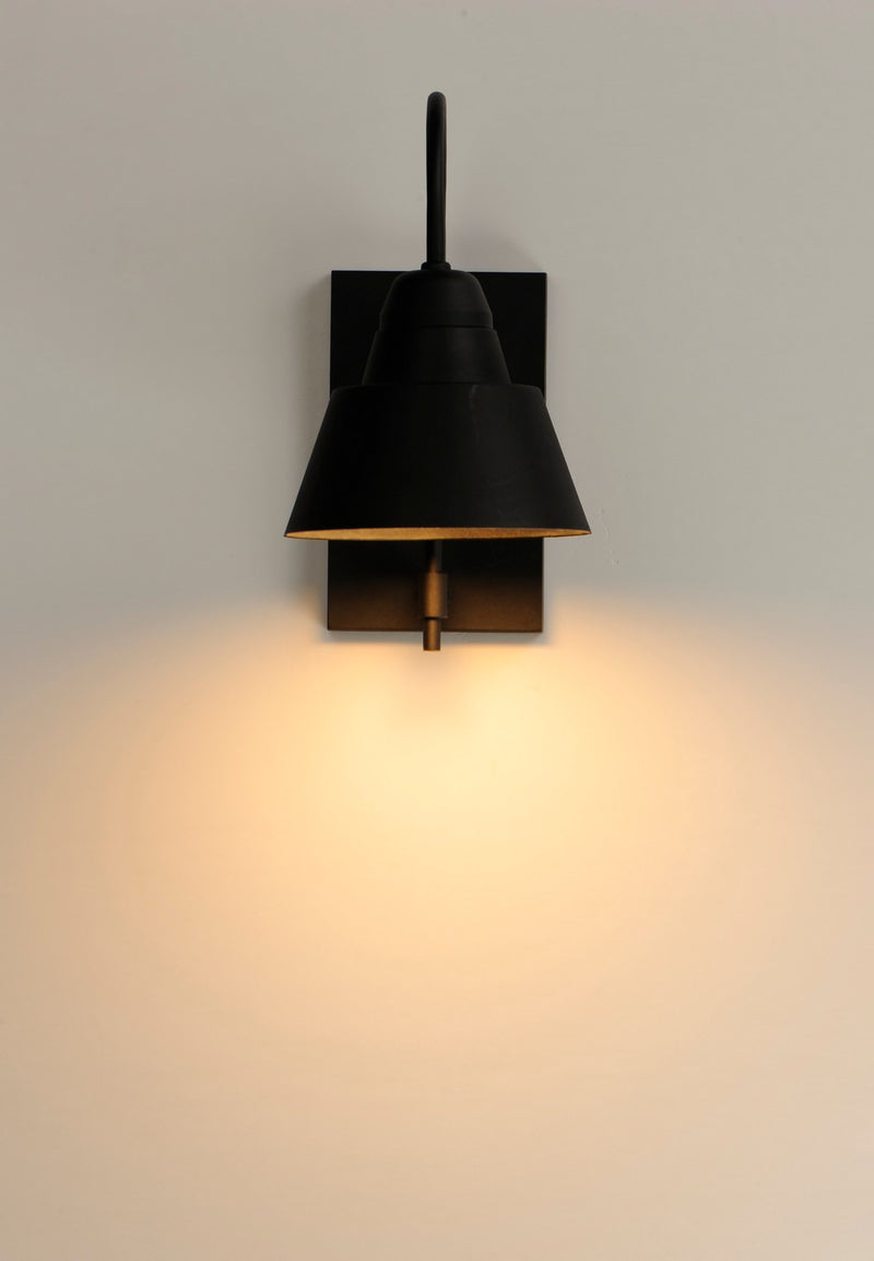 Maxim 10103BK One Light Outdoor Wall Lantern, Black