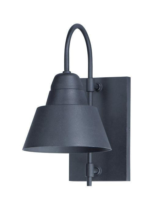 Maxim 10103BK One Light Outdoor Wall Lantern, Black