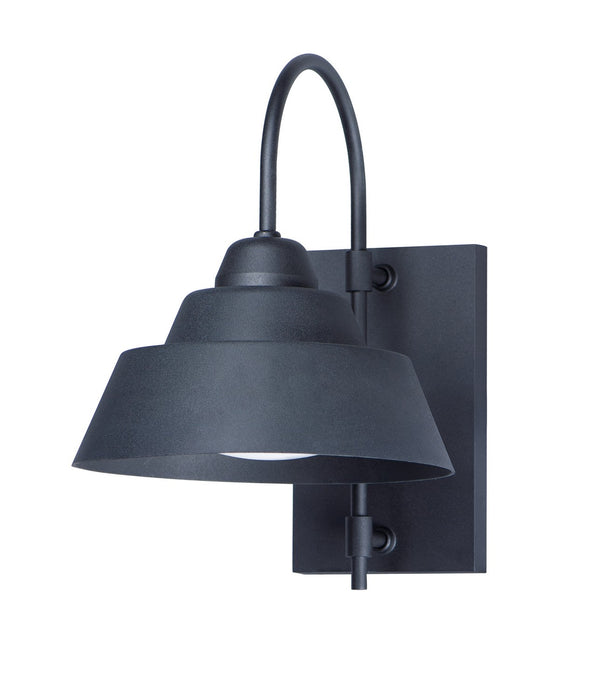Maxim 10104BK One Light Outdoor Wall Lantern, Black