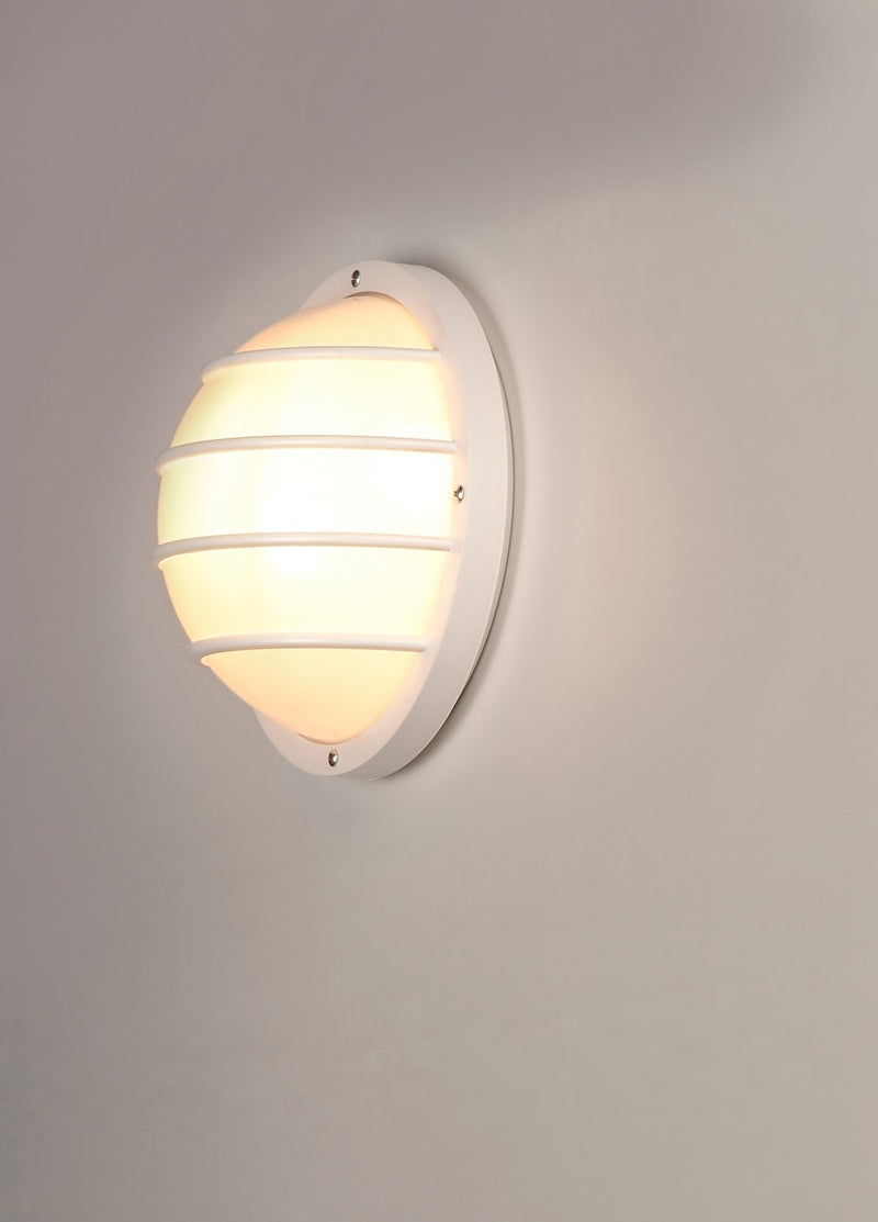 Maxim 10112FTWT One Light Outdoor Wall Lantern, White