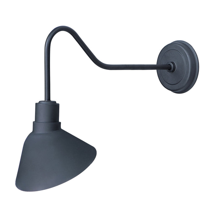 Maxim 10116BK One Light Outdoor Wall Lantern, Black
