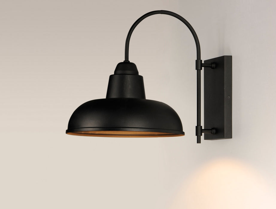 Maxim 10118BK One Light Outdoor Wall Lantern, Black