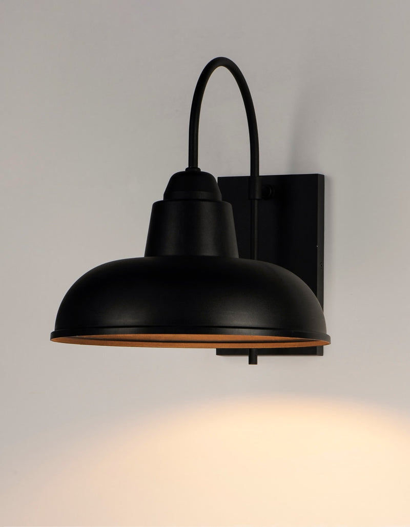 Maxim 10118BK One Light Outdoor Wall Lantern, Black