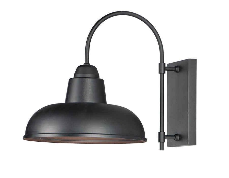 Maxim 10118BK One Light Outdoor Wall Lantern, Black