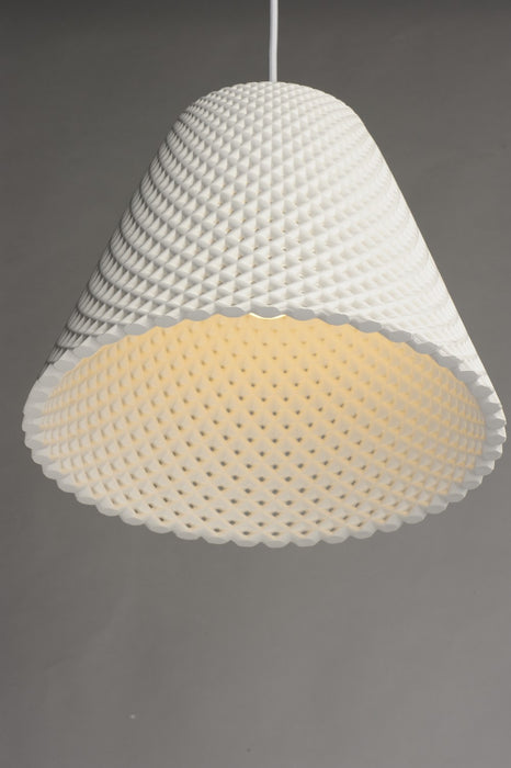 Maxim 10144WT One Light Pendant, White