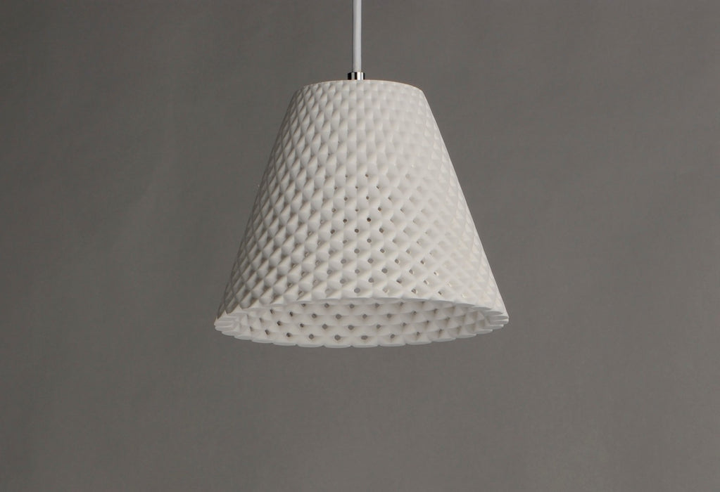 Maxim 10144WT One Light Pendant, White