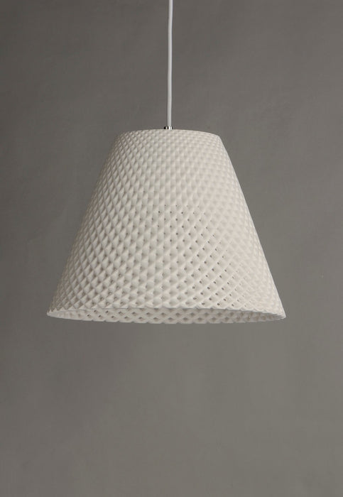 Maxim 10145WT One Light Pendant, White