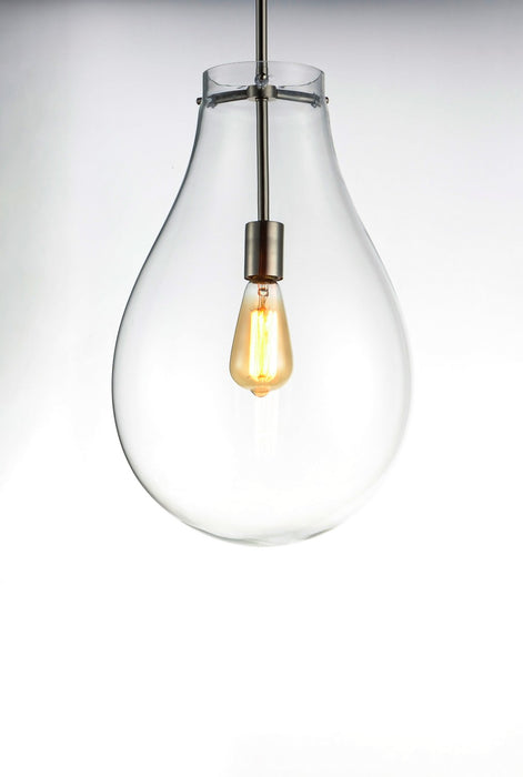 Maxim 10162CLSN One Light Pendant, Satin Nickel