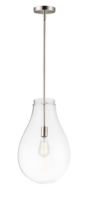 Maxim 10162CLSN One Light Pendant, Satin Nickel