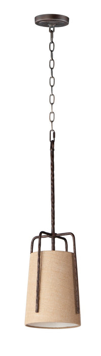Maxim 10198BROI One Light Pendant, Oil Rubbed Bronze