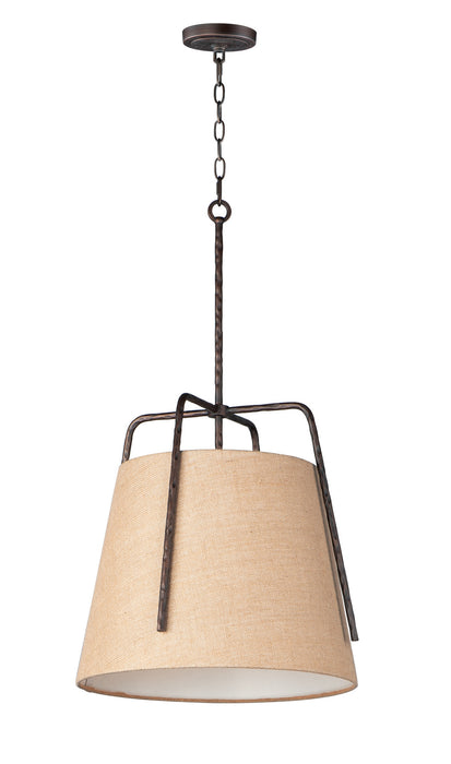 Maxim 10199BROI One Light Pendant, Oil Rubbed Bronze