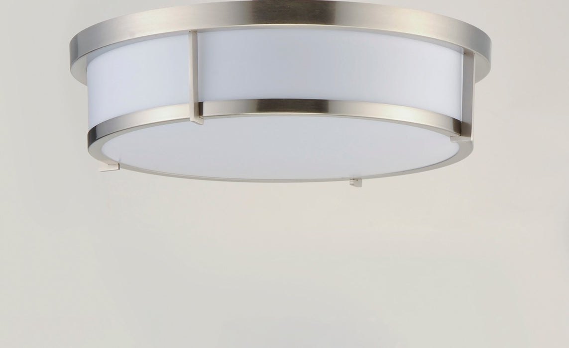 Maxim 10278WTSN LED Flush Mount, Satin Nickel