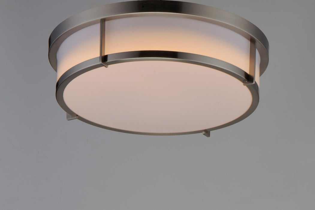 Maxim 10278WTSN LED Flush Mount, Satin Nickel