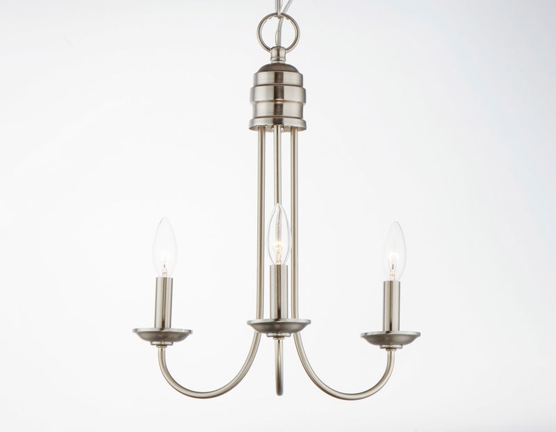 Maxim 10343SN Three Light Pendant, Satin Nickel