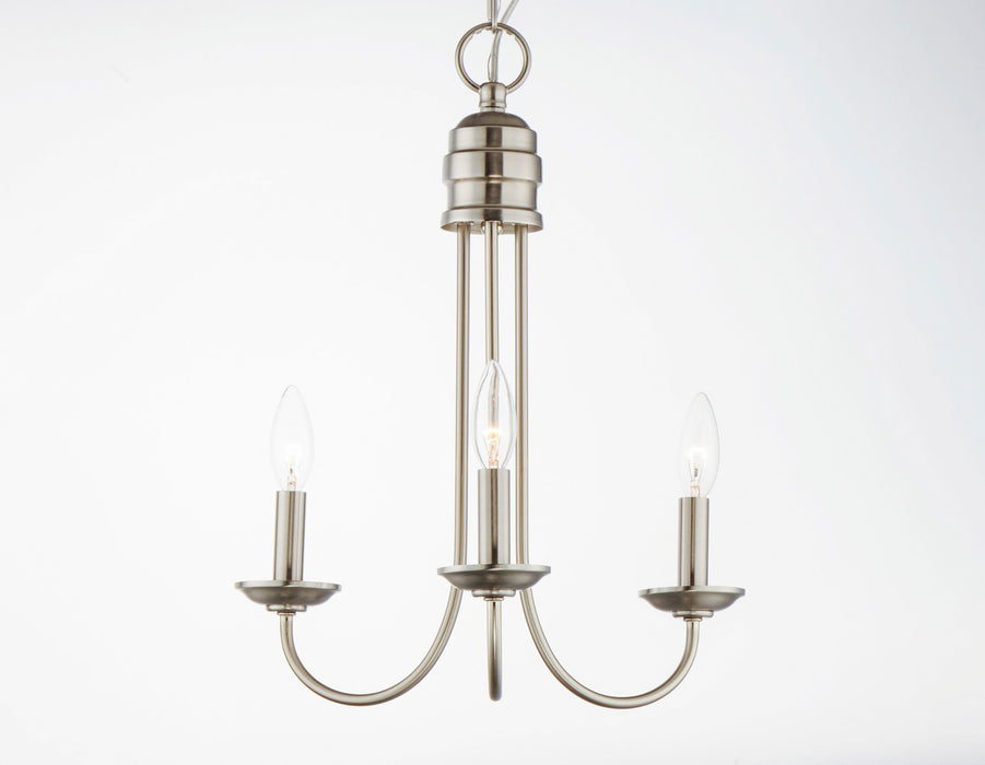 Maxim 10343SN Three Light Pendant, Satin Nickel