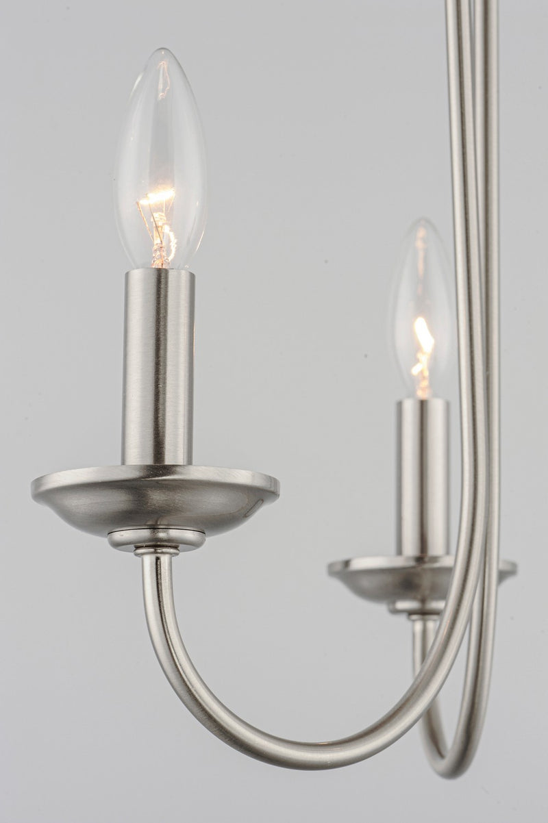 Maxim 10343SN Three Light Pendant, Satin Nickel