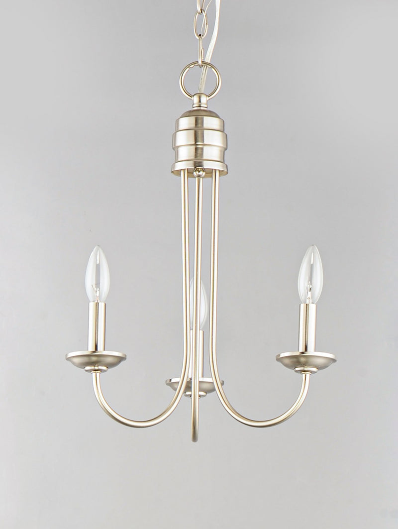 Maxim 10343SN Three Light Pendant, Satin Nickel