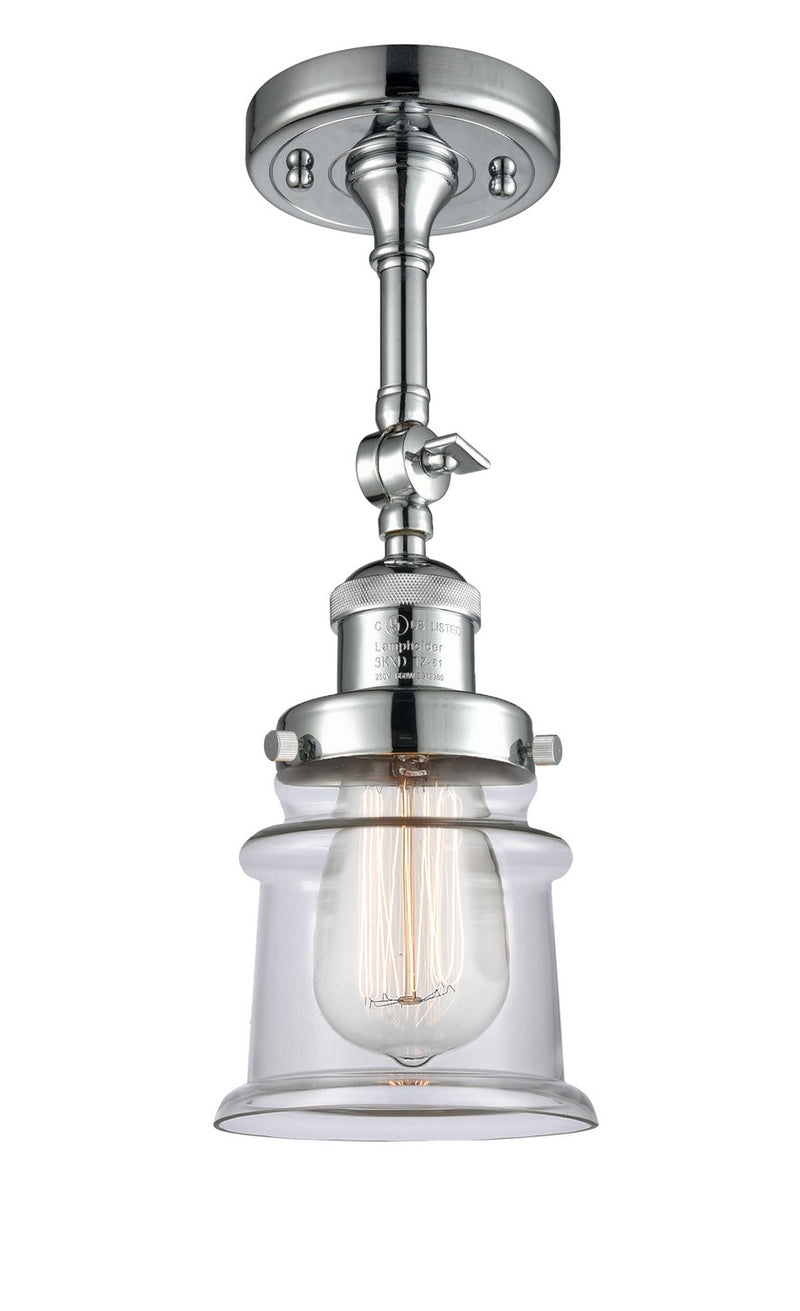 Innovations 201F-PC-G182S-LED LED Semi-Flush Mount, Polished Chrome