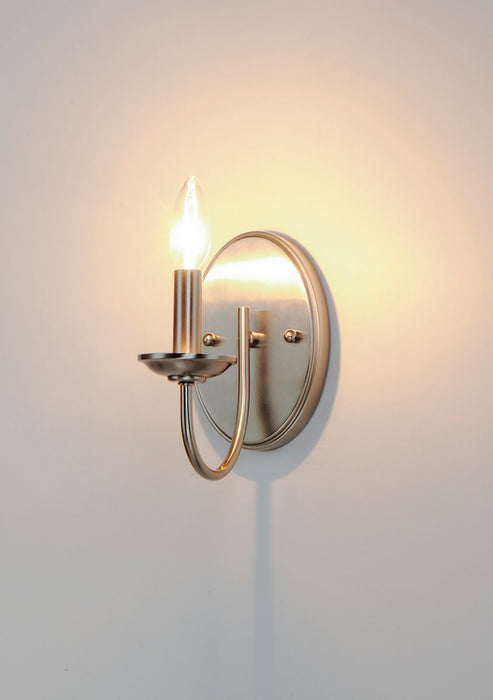 Maxim 10351SN One Light Wall Sconce, Satin Nickel