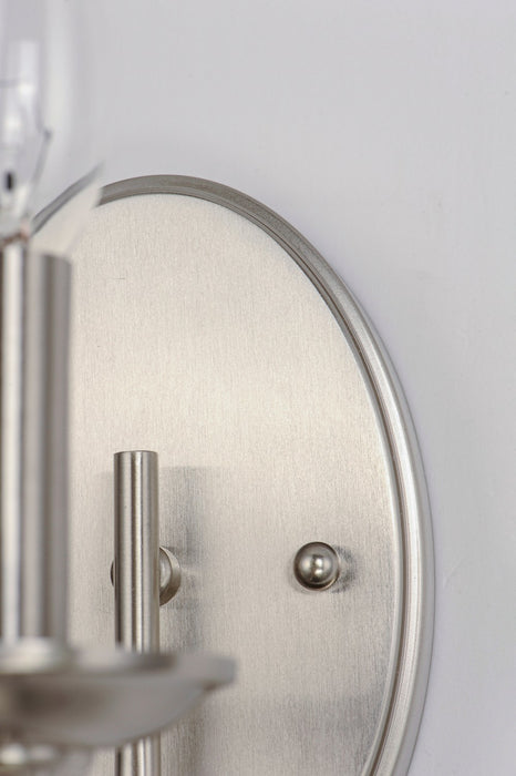 Maxim 10351SN One Light Wall Sconce, Satin Nickel