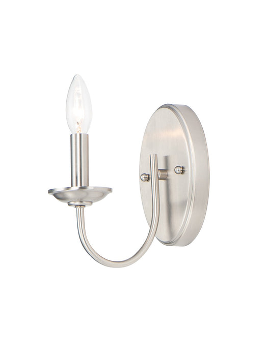 Maxim 10351SN One Light Wall Sconce, Satin Nickel