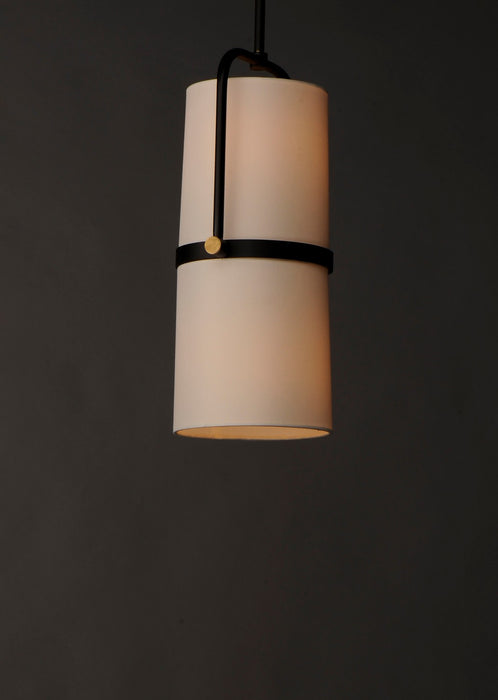 Maxim 11101OFBZAB Two Light Pendant, Bronze / Antique Brass