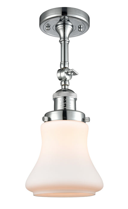 Innovations 201F-PC-G191-LED LED Semi-Flush Mount, Polished Chrome