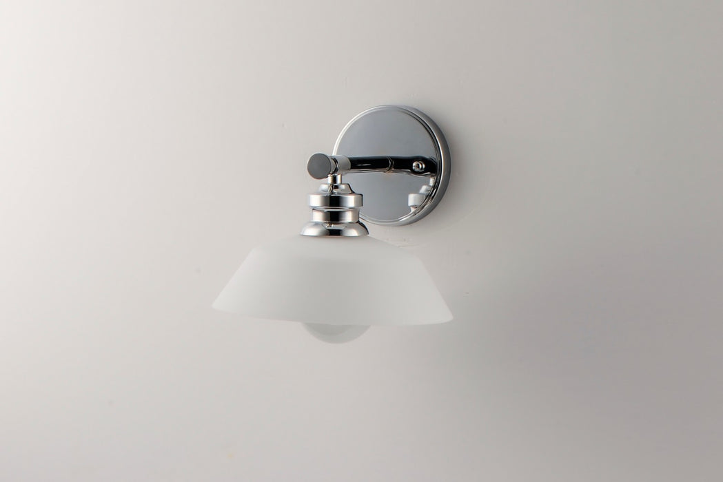 Maxim 11191SWPC One Light Wall Sconce, Polished Chrome