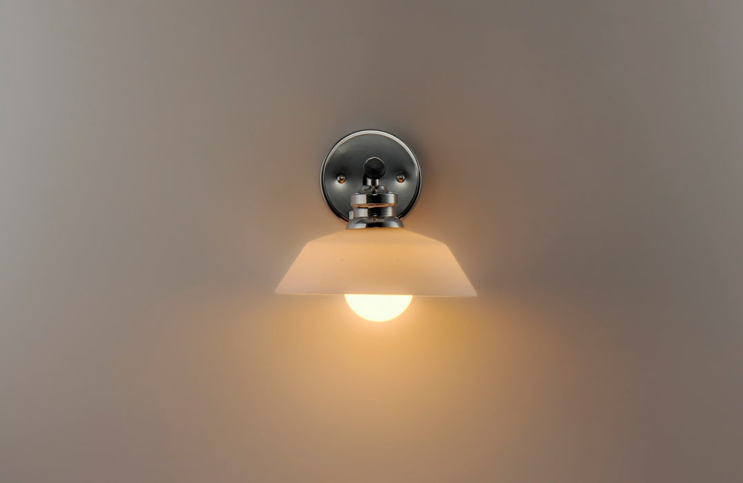 Maxim 11191SWPC One Light Wall Sconce, Polished Chrome