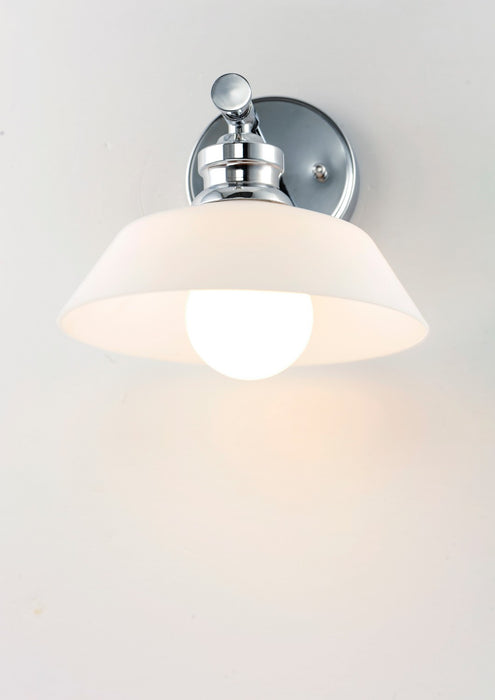 Maxim 11191SWPC One Light Wall Sconce, Polished Chrome