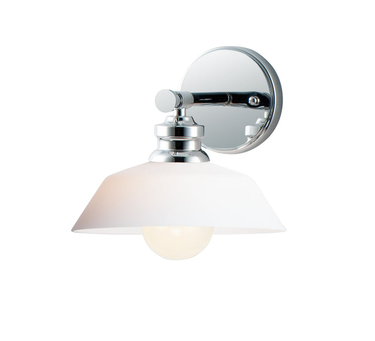 Maxim 11191SWPC One Light Wall Sconce, Polished Chrome