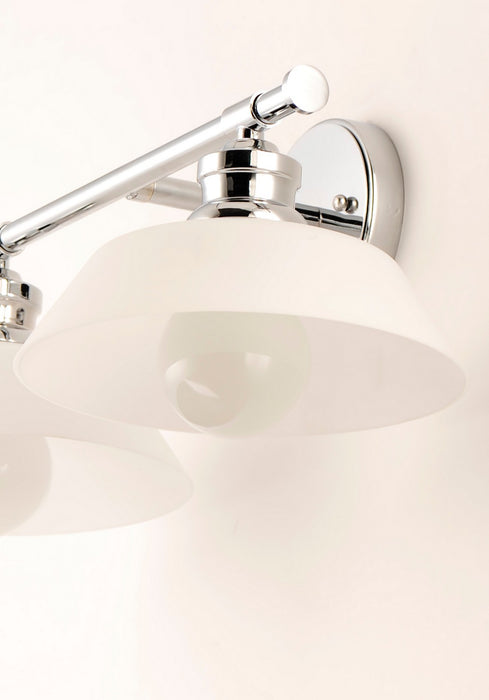 Maxim 11192SWPC Two Light Wall Sconce, Polished Chrome
