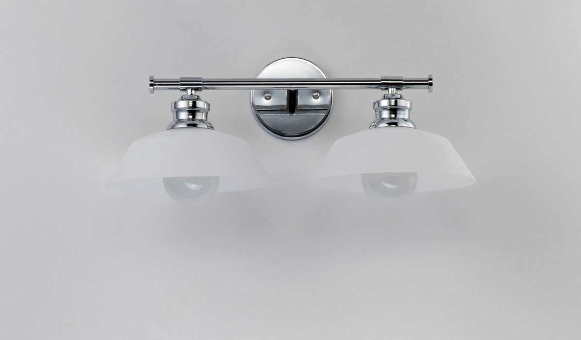 Maxim 11192SWPC Two Light Wall Sconce, Polished Chrome