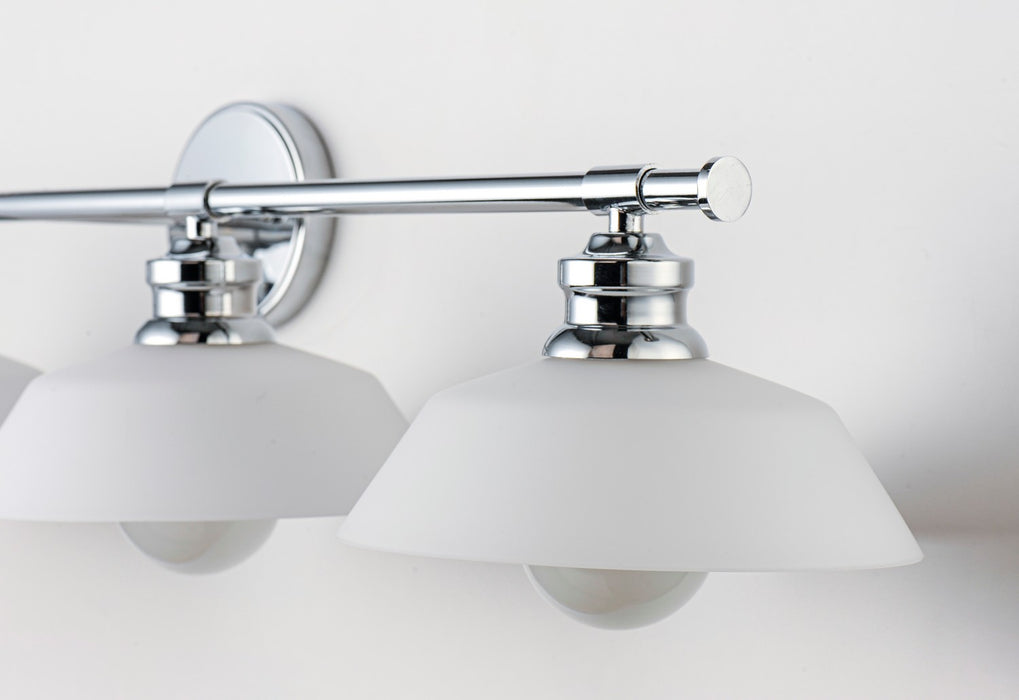 Maxim 11193SWPC Three Light Wall Sconce, Polished Chrome