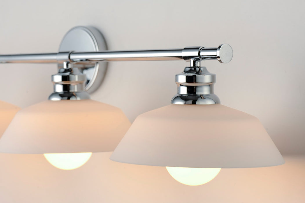 Maxim 11193SWPC Three Light Wall Sconce, Polished Chrome